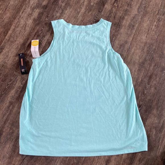 Teal Tank Top w/ Sun Design - Picture 3 of 5